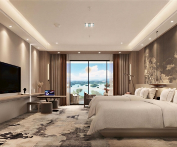 New Chinese Style Guest Room-ID:728024964