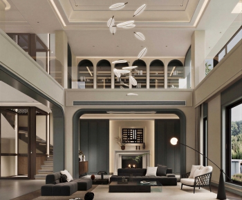 Modern A Living Room-ID:103280599