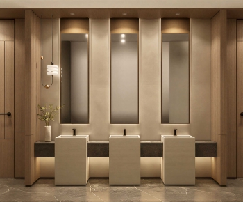Modern Public Toilet-ID:739409923