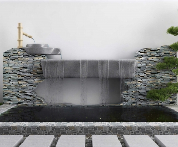 New Chinese Style Rockery Waterscape-ID:765212061