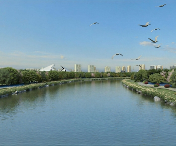 Modern Park Landscape-ID:146331079
