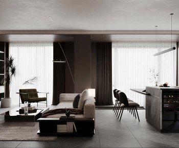 Modern A Living Room-ID:303199053