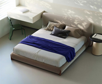 Modern Double Bed-ID:357156992