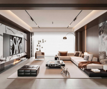 Modern A Living Room-ID:579350031