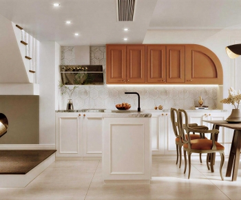 Simple European Style Open Kitchen-ID:646800991
