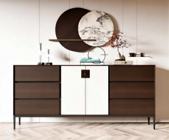 New Chinese Style Side Cabinet-ID:183928019