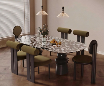 Modern Dining Table And Chairs-ID:430767062