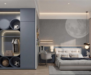 Modern Boy's Room And Son's Room-ID:398391961