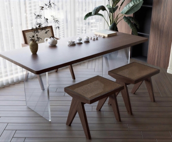 New Chinese Style Tea Tables And Chairs-ID:764791979