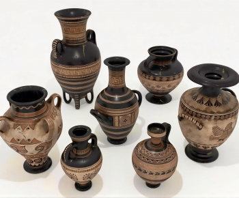Wabi-sabi Style Clay Pot-ID:877082119