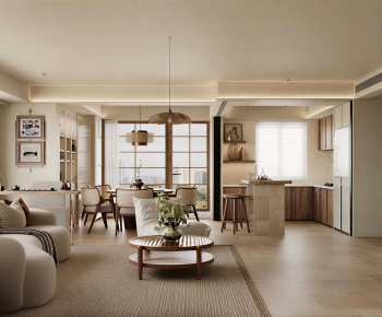Wabi-sabi Style A Living Room-ID:440596108