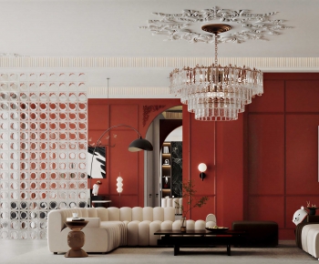 French Style A Living Room-ID:428612953