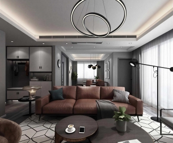 Modern A Living Room-ID:221838952
