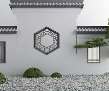 New Chinese Style Landscape Wall-ID:570882087