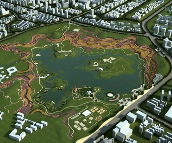 Modern Architectural Bird's-eye View Planning-ID:885256057