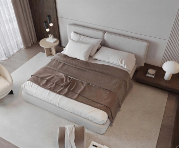Modern Double Bed-ID:467259882