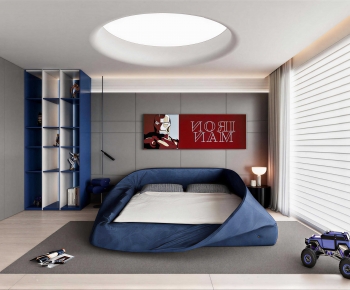 Modern Boy's Room And Son's Room-ID:861274964