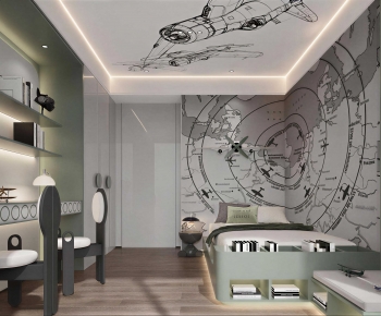 Modern Boy's Room And Son's Room-ID:336584093