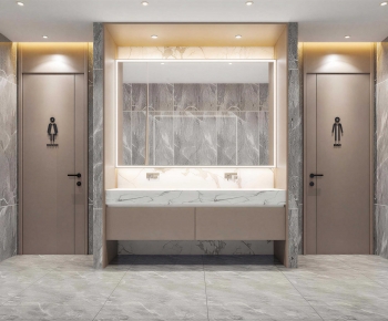 Modern Public Toilet-ID:396411907