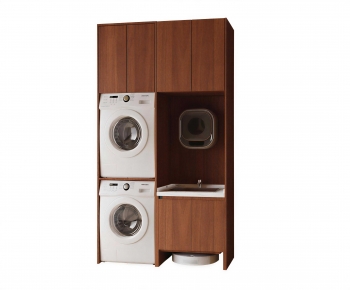 Modern Laundry Cabinet-ID:941601993
