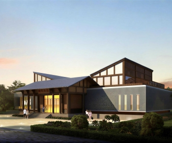 New Chinese Style Public Building-ID:773750079
