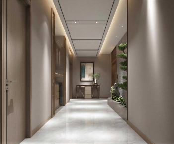 New Chinese Style Hallway-ID:180051093