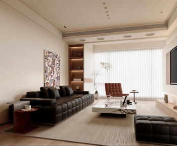 Modern A Living Room-ID:805196056
