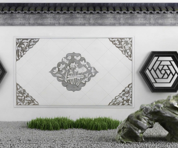 New Chinese Style Landscape Wall-ID:196222072
