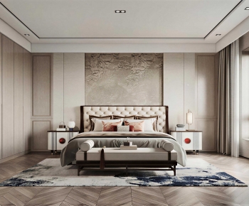 New Chinese Style Bedroom-ID:197010993