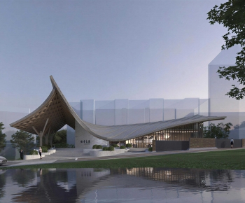 New Chinese Style Public Building-ID:760343072