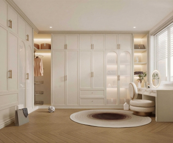 French Style Clothes Storage Area-ID:119849929