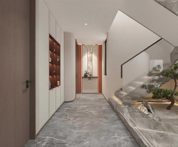 New Chinese Style Hallway-ID:496968032