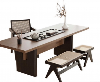 New Chinese Style Tea Tables And Chairs-ID:193276885