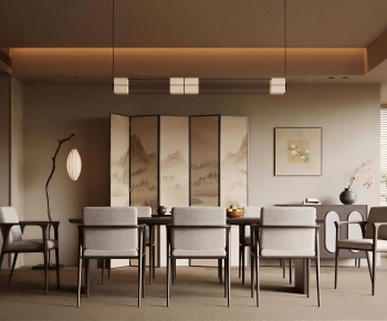 New Chinese Style Dining Room-ID:284993892