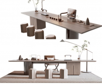 New Chinese Style Tea Tables And Chairs-ID:767605073