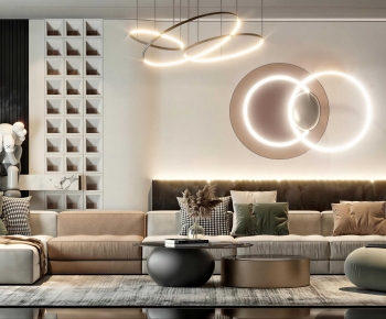 Modern A Living Room-ID:475855112