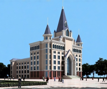 European Style School Building-ID:558443078