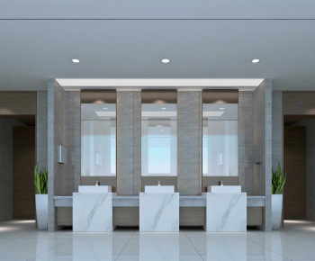 Modern Public Toilet-ID:642630102