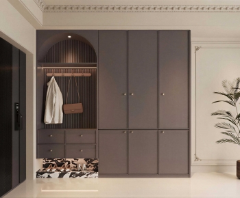 French Style Shoe Cabinet-ID:452928071