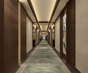 New Chinese Style Corridor-ID:564585921