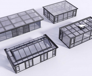 Modern Glass Sunshine Room-ID:209810974