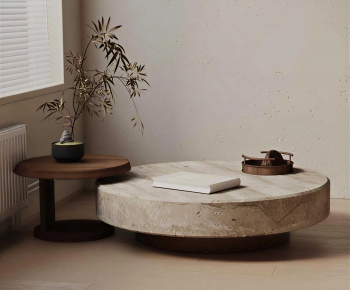 Wabi-sabi Style Coffee Table-ID:627789592