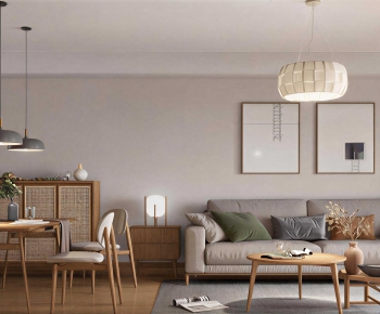 Nordic Style A Living Room-ID:745699433