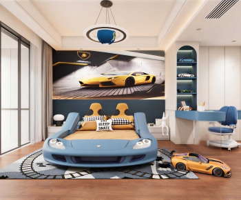 Modern Boy's Room And Son's Room-ID:461386923