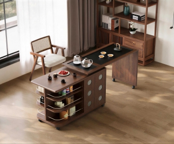 New Chinese Style Tea Tables And Chairs-ID:860584023
