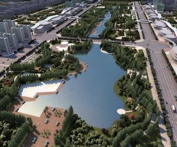 Modern Architectural Bird's-eye View Planning-ID:731878043