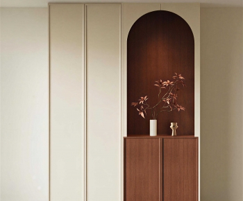 French Style Entrance Cabinet-ID:659259089