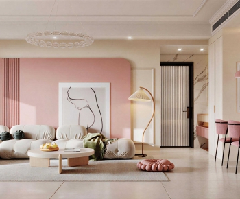 Modern A Living Room-ID:687623989