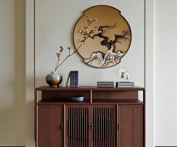 New Chinese Style Side Cabinet-ID:914623023
