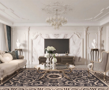 European Style A Living Room-ID:399426941